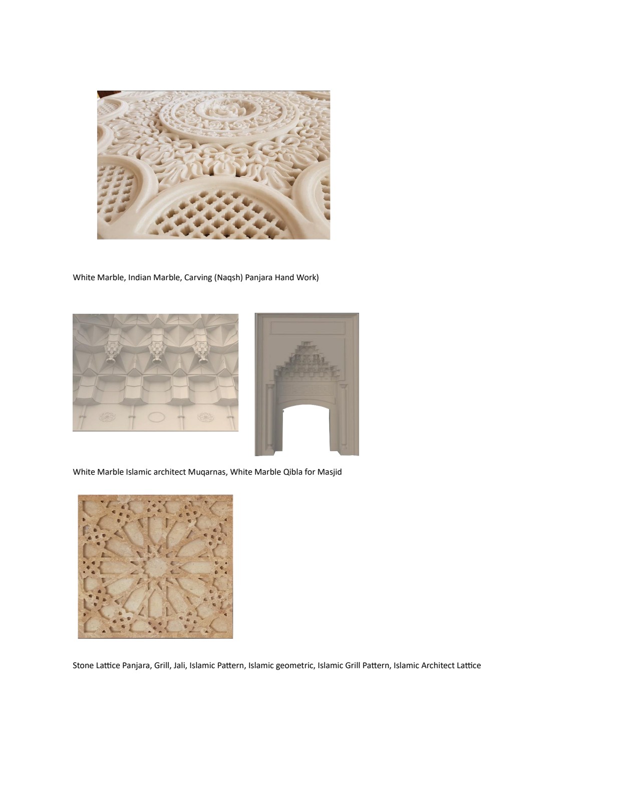 Marble Jali & Lattice Work