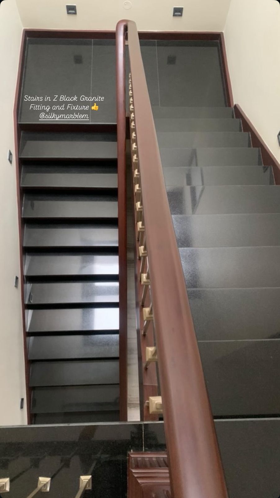 Z Black Granite Staircase