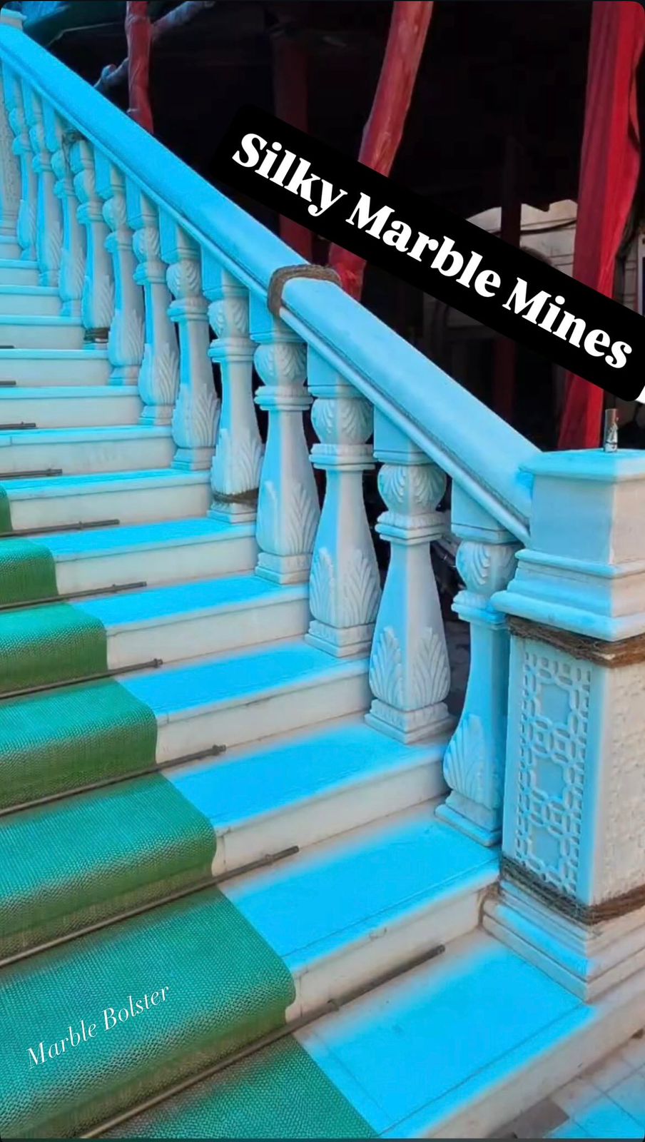 Marble Baluster Staircase