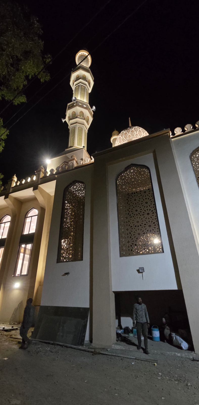 Masjid Exterior – Minaret & Jali Work