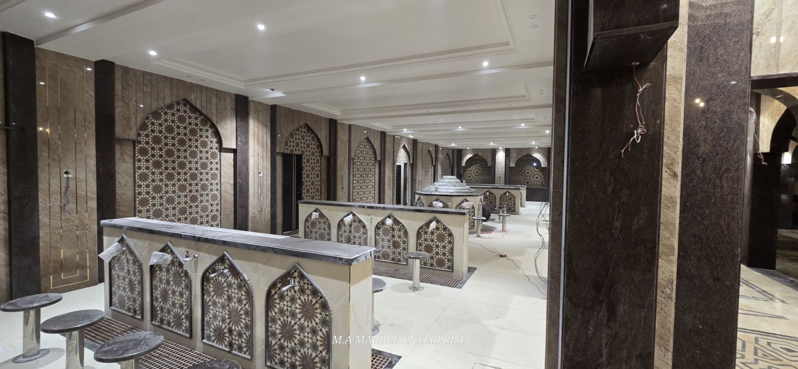 Masjid Wudu Area – Islamic Pattern Lattice